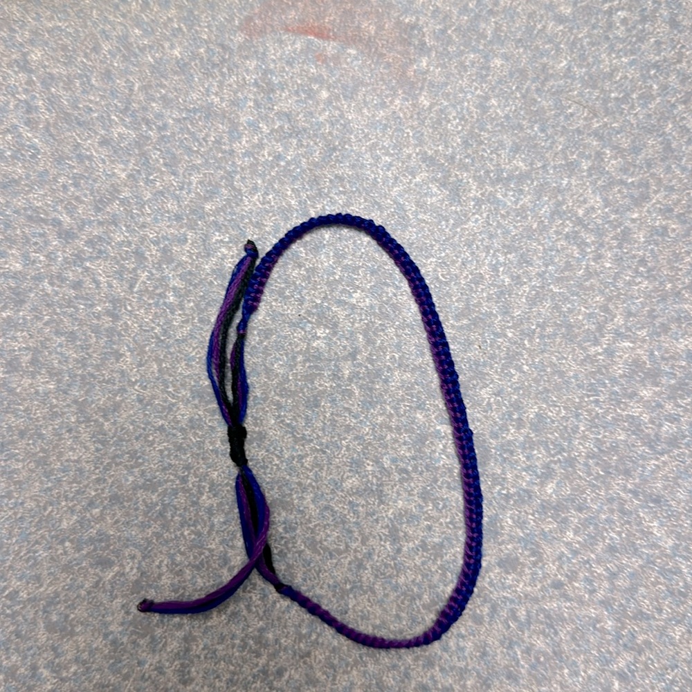 Handmade bracelet- adjustable- one size- dark colors